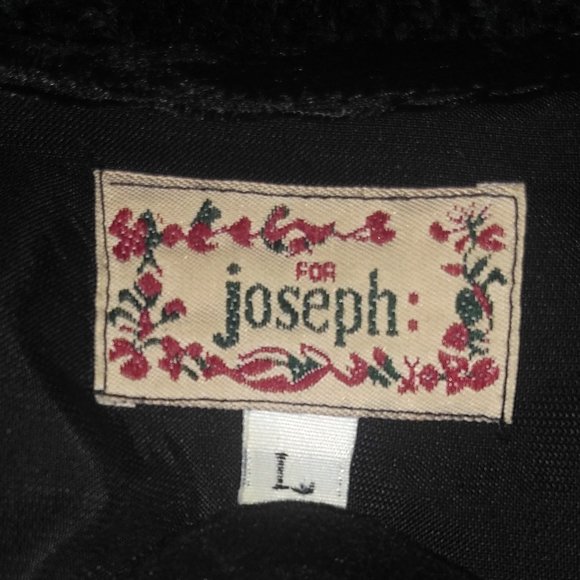 Velour Black Vest - Picture 6 of 7